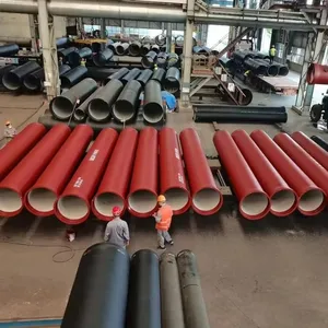 Epoxy Coated Ductile Iron Pipe Corrosion Resistant Chemical Wastewater Pipe thumbnail-2