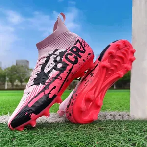 Professional Football Boots Kids Soccer Shoes Society Football Cleats FG Ultralight Training Soccer Sneakers Outdoor Sports Shoe for Men Women thumbnail-5