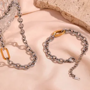 OEM Custom Pendant Manufacturer 316L Stainless Steel Necklace - Low MOQ 18K PVD Plated Waterproof Chain thumbnail-1