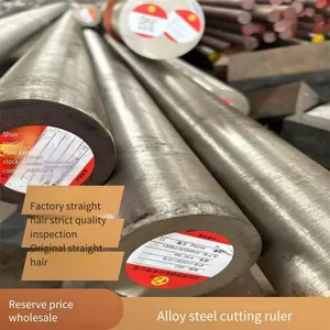 German Standard Low-alloy Chromium-molybdenum 50crmo4 Quenched and Tempered Round Steel, American Standard Sae 4150 Steel Bar, Customizable From 16 to 600, Cutting Available thumbnail-5