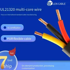 Factory-made Oil-resistant, Wear-resistant, Uv-resistant Ul21320 (p) 80°c 1000v Pur Power Cable (shielded) thumbnail-1