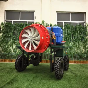 Remotely Controlled Fan Weed Sprayer Vehicle | Heavy Duty Agricultural Weed Control Machine With Airblast Technology thumbnail-3