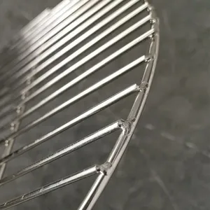 Semi-Auto Welded Metal Barbecue Net, 304 Stainless Wire Mesh BBQ Grill Grid Panel thumbnail-1