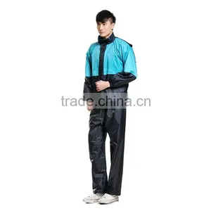 2014 Wholesale Adult Raincoat Rainproof Jacket and Pants thumbnail-2