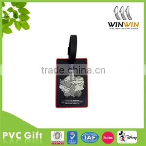 Eco-friendly Advertising Soft PVC Luggage Tag/new Style thumbnail-1
