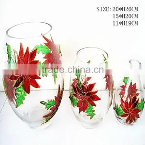 Glass Vase Decoration Glass Vase for Flowers Vase Flower thumbnail-1