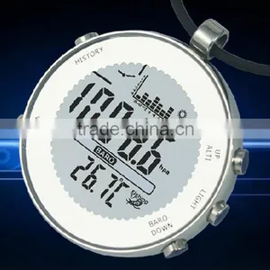 Hot Selling Digital Fishing Barometer Watch With Altimeter Temperature Weather Forecast thumbnail-4