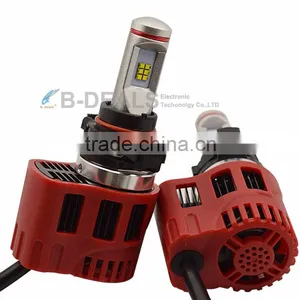 B-deals P6 45W LED Headlight for Cars Mini Size H4, H7, H8, H9, H10, H13, H16, 9004, 9007, 5202 thumbnail-2