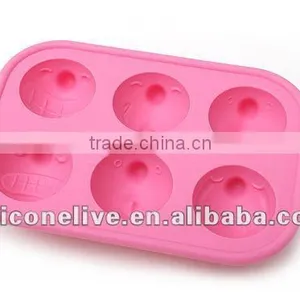 Face Shape Silicine Chocolate Tray Mold thumbnail-1