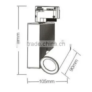 High Quality COB Track Light 10W thumbnail-3