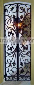 Wrought Iron Decorative Wine Cellar Gate,customized Size,hand-forged Door thumbnail-5