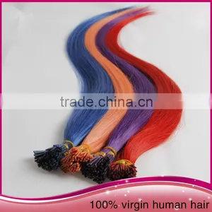 No Tangel No Shedding Remy Straight Brazilian Human Pre-bonded Hair I-tip Hair Extension thumbnail-1