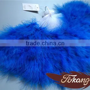 New Products 2016 Arts And Crafts Feather Fans Turkey Marabou Feather Fan For Party Supplies thumbnail-5