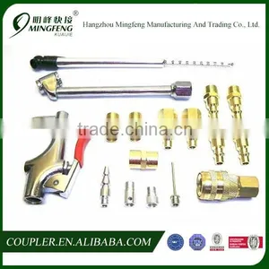 Air Tool Accessory Set Kit Quick Connect Couplers Brass thumbnail-1