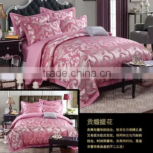 Wedding Suite Red Roses Optimal Silk Satin Jacquard Bedding Set thumbnail-1