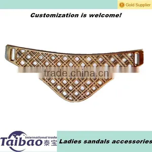 2014 Hot Selling Electroplated Ladies Sandals Accessories thumbnail-1