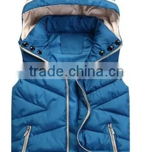 High Quality Winter Custom Padded Jacket Vest thumbnail-5