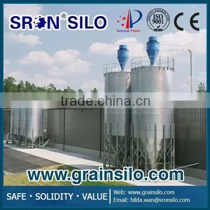 Good Sealing Outside Door Poultry Silo for Feed Storage thumbnail-1