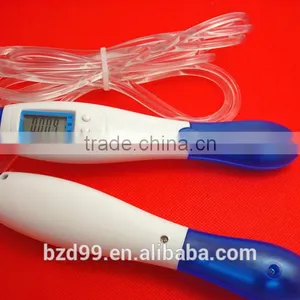 Manufacturer OEM/ODM Smart Sport Fitness PVC Adjustable Digital Step/Distance/ Calorie Rope Skipping Wire Length Counter thumbnail-2