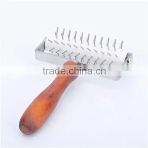 Roller Blade With Wooden Handle ,stainless Steel Net Roller,dessert Pizza Wheel Roller thumbnail-4