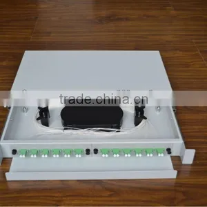 24 LC Cores Slidable Rack-mount Fiber Optic Distribution Frame(ODF) thumbnail-1