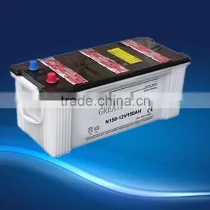 Automotive Lead Battery 12V150Ah Auto Car Battery N150 Dry Charged Auto/automobile/starting Battery Car thumbnail-1