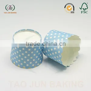 Machine-made Pokla Dots Printed Muffin Cakes Baking Cups thumbnail-4