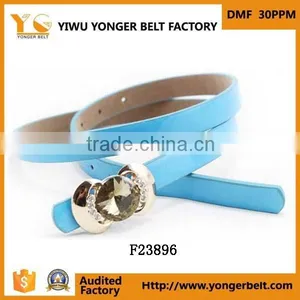 New Summer Girls Rhinestone Skinny Girls Latest Design Casual Garment Belt thumbnail-1