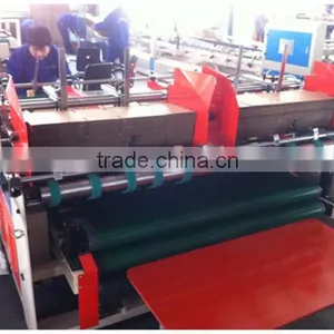 Econimic Semi-automatic Corrugated Cardboard Box Press Model Folder Gluer Machine thumbnail-1