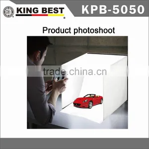 KINGBEST 50x50cm Adjustable Light Distance Light Weight Portable Lighting Photo LED Studio Shooting Tent Photo Studio Light Kit thumbnail-5