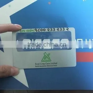 Credit Card Magnifier Promotional Custom Plastic Credit Card Size thumbnail-4