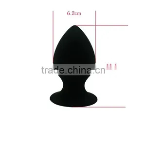 New Arrival Black Anal Sex Toys With Strong Suction Cup Base thumbnail-2