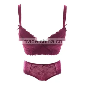 Sexy Lingerie Young Girls Fancy Bra and Panty Set thumbnail-2