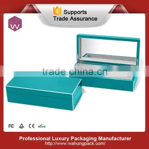 Wooden Jewelry Empty Gift Boxes With Mirror thumbnail-1