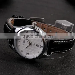 Luxury Automatic Leather Strap Women Wrist Watch Gift thumbnail-1