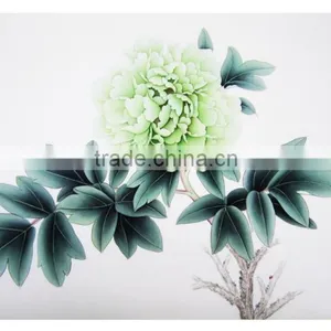 Famous Handpainted Verisimilar Peony Blossom Painting & Calligraphy thumbnail-2