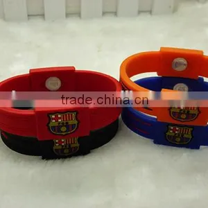 Cheap Rubber Silicone Bracelets With Debossed Logo Factory Audit thumbnail-3