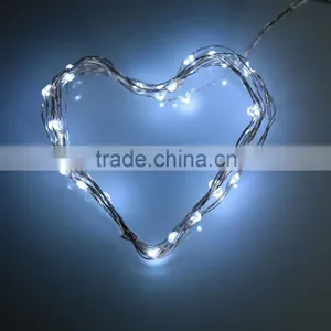 NEW 2M/3M 20/30 LEDs Battery Powered Copper Light String Lamp Party Wedding Home Decor Christmas IP65 Waterproof White/Warm thumbnail-1