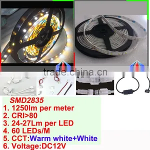 Warm White+Cold White 2835 Led Strip thumbnail-3