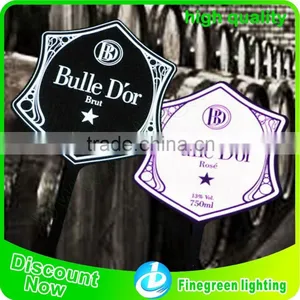 2014 Top Quality Newest D2015 Design High Brightness EL Bottle Label,Flash Wine Label,Flashing Bottle Label thumbnail-1