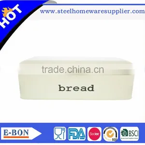 High Quality Color Painting Stainless Steel Bread Box Bread Bin thumbnail-2