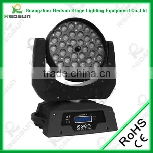 Lowest Price!!LED ZOOM Wheel Roating Moving Head 36pcs10W Gobo Beam Sharpy Dimmer Fluorescent Motorized Linear Stage Light thumbnail-2