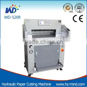 Heavy Duty Hydraulic Paper Cutting Machine ( WD-520R) thumbnail-1