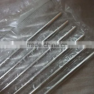 Stainless Steel Drinking Straws With a Brush thumbnail-3
