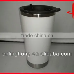 Stainless Steel Coffee Mugs With Easy Drinking Lid thumbnail-1