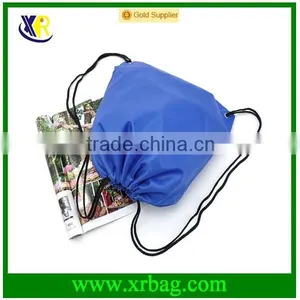 Promotional Cheap Polyester Drawstring Backpack Bags thumbnail-3