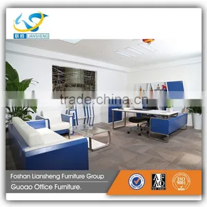 Modern Office Furniture Sofa Set Design for Office Waiting Room Sofa GAS10A thumbnail-3