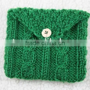Custom Design Acrylic Material Handmade Knitted Ladies Purse thumbnail-5