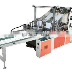 Servo Motor Driven 2 Layer (4,6,8-line) Bottom Sealing Bag Making Machine thumbnail-1