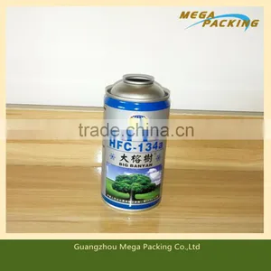 Diam.65mm Empty Aerosol Spray Tin Can for Car Refrigerant Refilling 134a, 4 Color CMYK Printing thumbnail-3